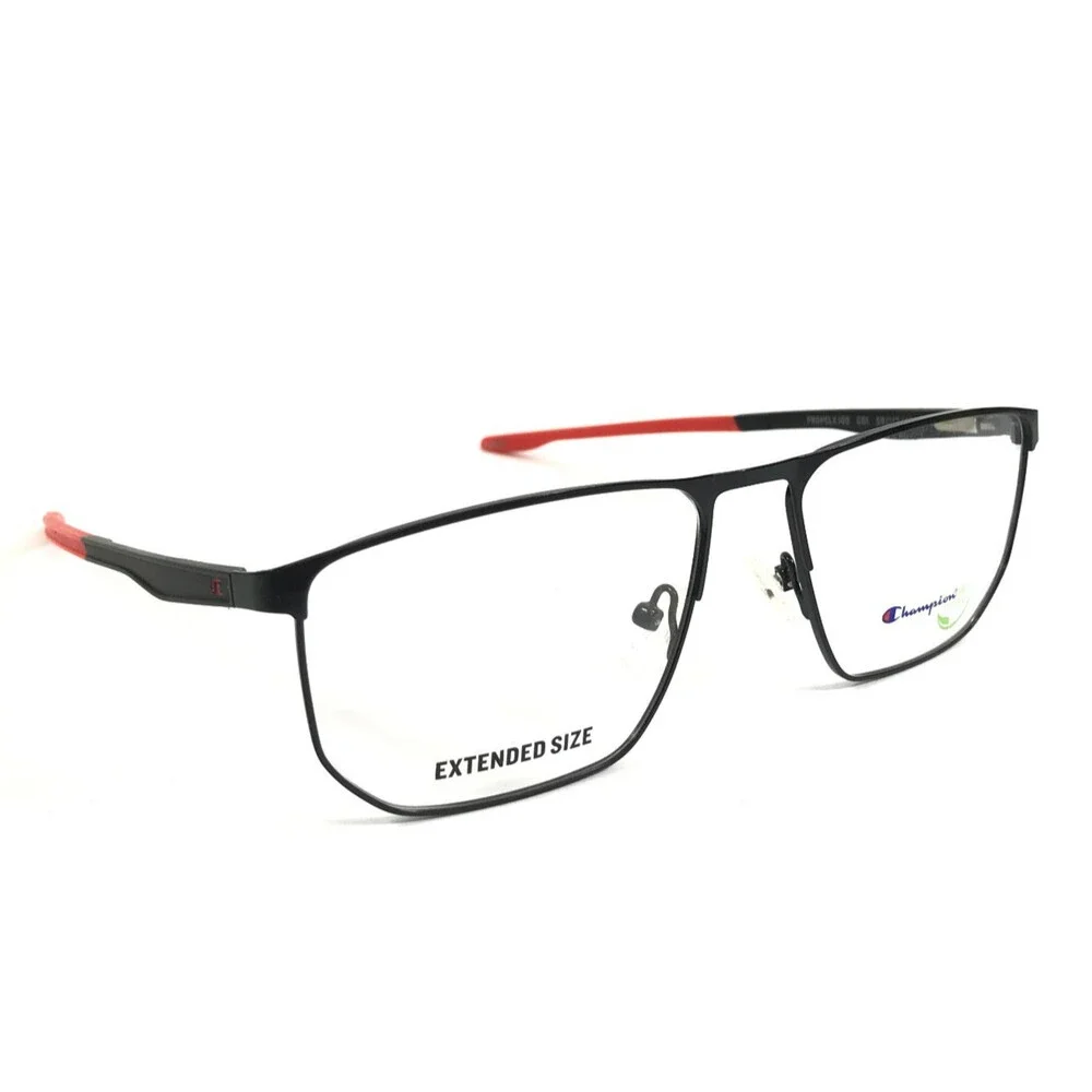 Champion Eyeglasses Frames PROPELX 100 C01 Matte Black Rectangle 59-17-145